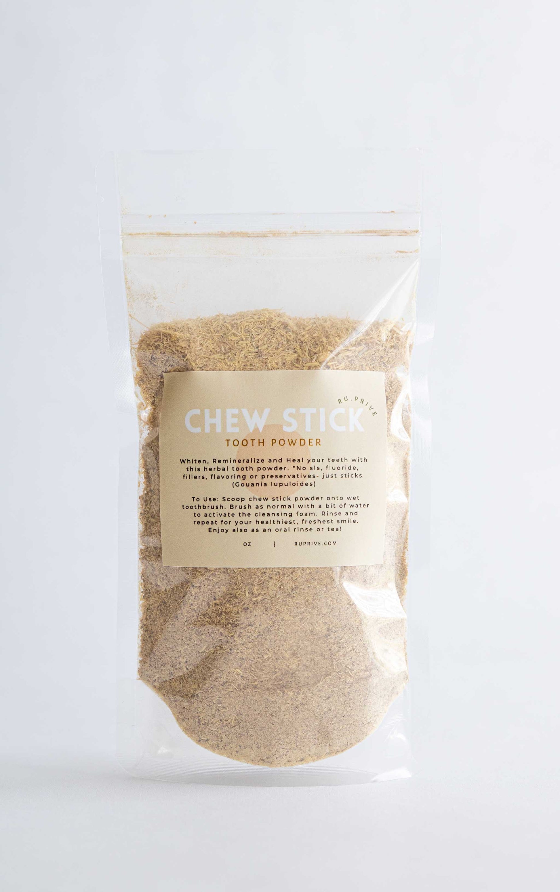 Jamaican Chew Stick Herbal Tooth Powder